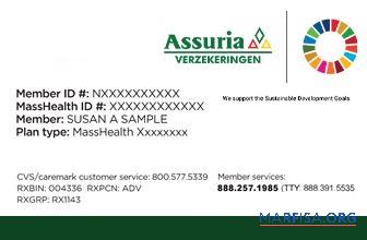 Printable Suriname health insurance card example